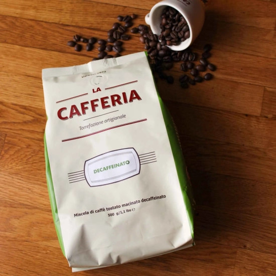 Kawa bezkofeinowa ziarnista 500g Decaffeinato – La Cafferia