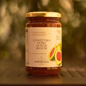 Konfitura z Sycylijskiej Białej Figi 360g - Agrisicilia - Confettura Extra di Fichi Bianchi