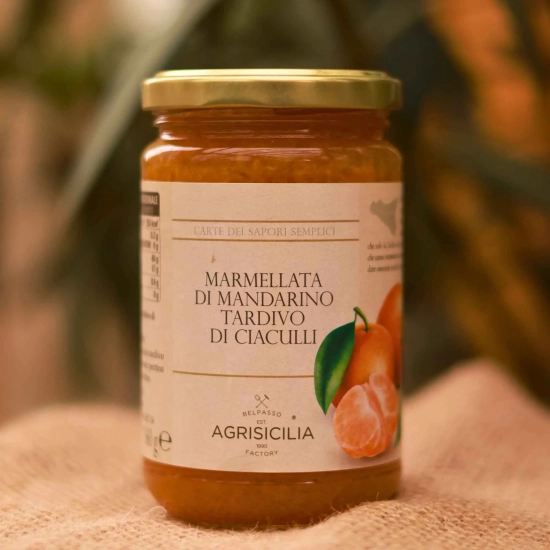 Dżem z Sycylijskiej Mandarynki 360g - Agrisicilia - Marmellata di Mandarini di Sicilia