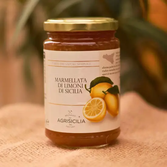 Dżem z Sycylijskich Cytryn 360g - Agrisicilia - Marmellata di Limoni di Sicilia