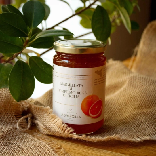 Dżem z Różowego Grejpfruta Sycylijskiego 360g - Agrisicilia - Marmellata di pompelmo rosa di Sicilia