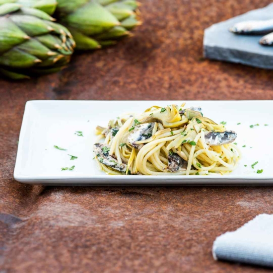 Makaron z Ligurii - Spaghetti  - Pasta di Liguria