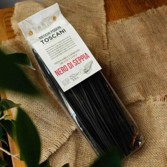 Linguine Nero - makaron z Toskanii - 250g - Antico Pastificio Morelli 1860
