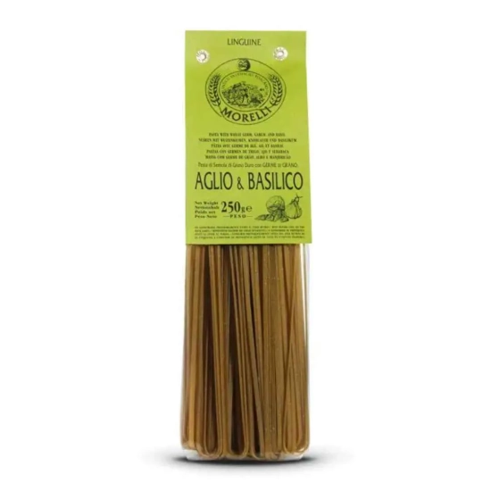 Linguine czosnkowo-bazyliowy - makaron z Toskanii - Antico Pastificio Morelli 1860