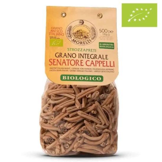 Strozzapreti BIO ze starożytnej pszenicy Senatore Cappelli - makaron z Toskanii - 500g - Antico Pastificio Morelli 1860