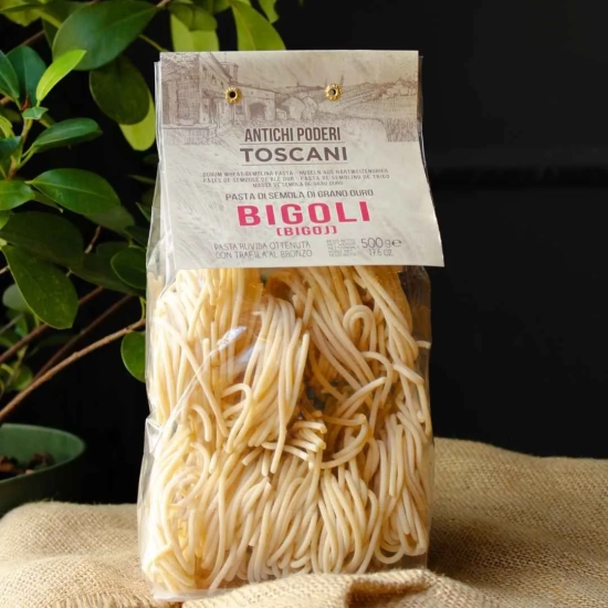 Bigoli - Grube Spaghetti - Makaron z Toskanii - 500g - Antico Pastificio Morelli 1860