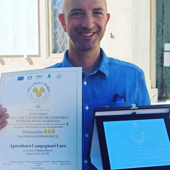 Włoski miód z bluszczu - Biologiczny z nad Gardy 250g - Campagnari Luca Castelnuovo del Garda