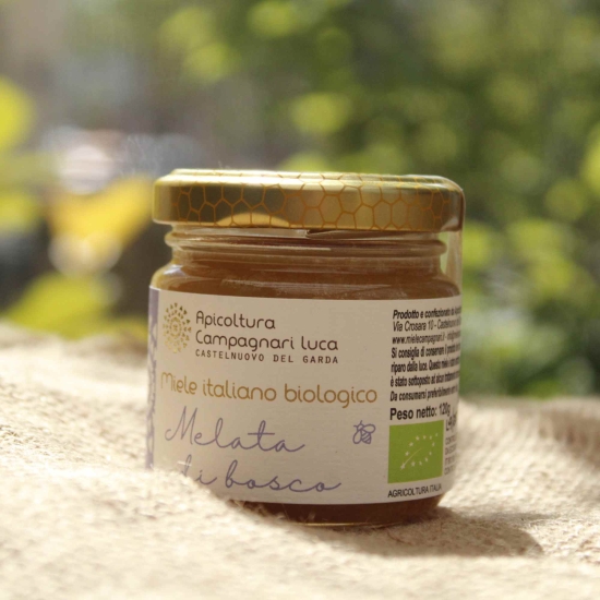 Włoski miód ze spadzi leśnej - Biologiczny z nad Gardy 250g - Campagnari Luca Castelnuovo del Garda