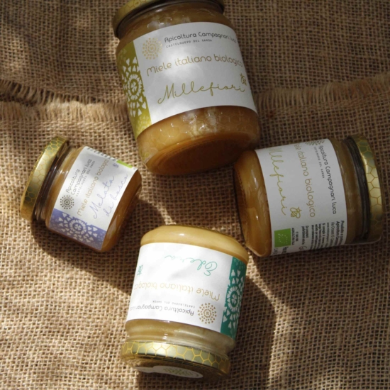 Włoski miód z bluszczu - Biologiczny z nad Gardy 250g - Campagnari Luca Castelnuovo del Garda