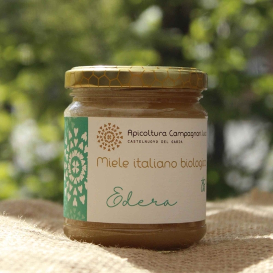 Włoski miód z bluszczu - Biologiczny z nad Gardy 250g - Campagnari Luca Castelnuovo del Garda