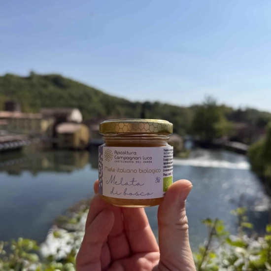 Włoski miód ze spadzi leśnej - Biologiczny znad Gardy 120g - Campagnari Luca Castelnuovo del Garda