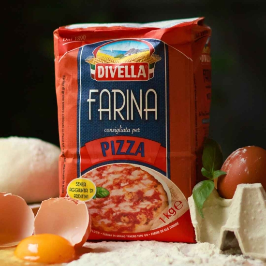 Mąka pszenna typu 0 PIZZA  DIVELLA - FARINA di grano tenero tipo 0 ideale per Pizza