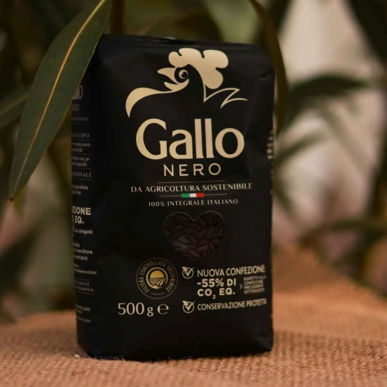 Włoski czarny ryż 500g Gallo Nero Integrale