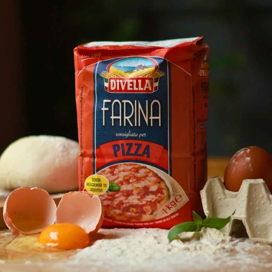 Mąka pszenna typu 0 PIZZA  DIVELLA - FARINA di grano tenero tipo 0 ideale per Pizza