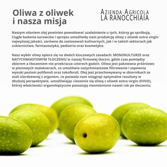 Toskańska Oliwa z Oliwek z Sycylijską Pomarańczą 100ml Citrullo PREMIUM - Azienda Agricola La Ranochiaia