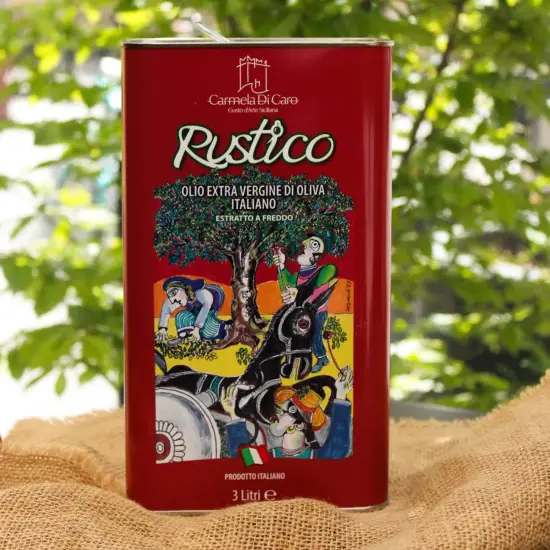 Oliwa Rustico Sycylijska SUPERIORE - 3L - codzienna - Carmela Di Caro
