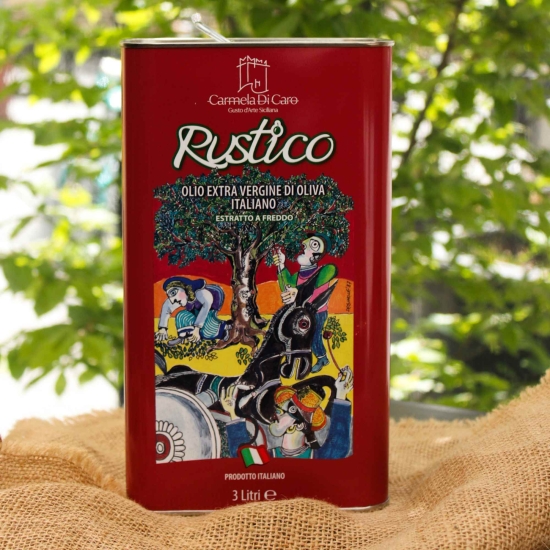 Oliwa Rustico Sycylijska SUPERIORE - 3L - codzienna - Carmela Di Caro