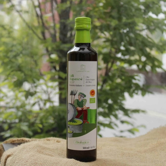 Oliwa Sycylijska z Trapani DOP Biologiczna - 500ml - Carmela Di Caro