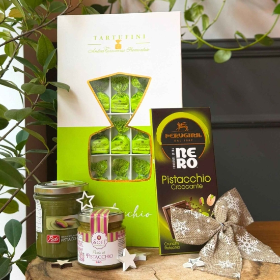 Włoski zestaw prezentowy - Z MIŁOŚCI DO PISTACJI