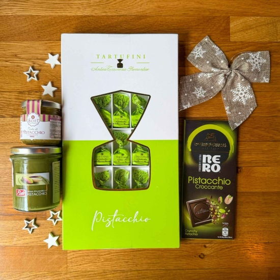 Włoski zestaw prezentowy - Z MIŁOŚCI DO PISTACJI