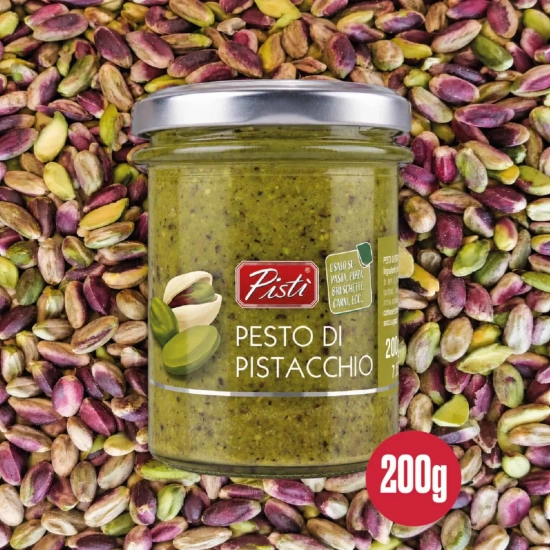 Pesto Pistacjowe Premium 200g – 60% Pistacji - PISTI