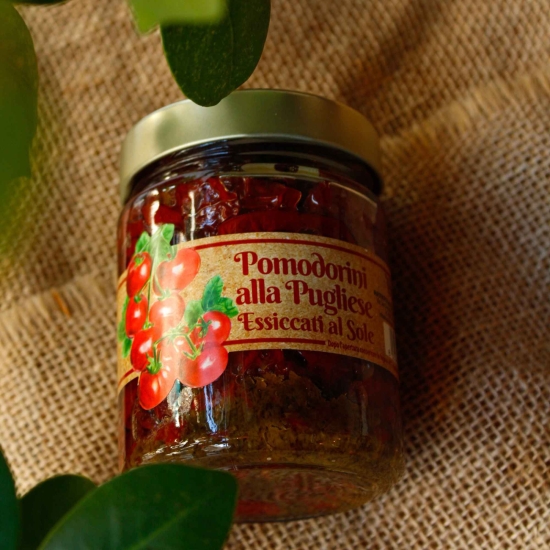 Suszone pomidory z Apulii 280g - Pomodorini alla Pugliese