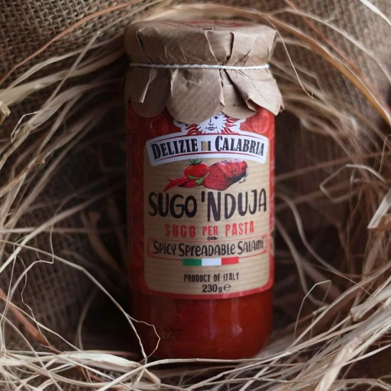 Pikantny sos pomidorowy z Ndują 230g - Sugo 'NDUJA Delizie di Calabria