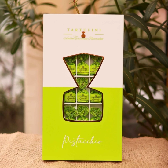 Trufle pistacjowe 175g PREMIUM - TARTUFINI PISTACCHIO - Piemontese