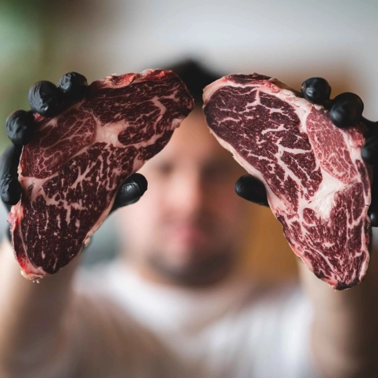 Stek z Antrykotu Rib Eye sezonowany na sucho 30 Dni - PREMIUM - Jałówka BMS3+ WYBIERZ WAGĘ STEKA