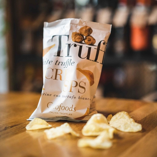 Chrupiące chipsy o smaku truflowym 50g  - White Truffle patatine con tartufo bianco