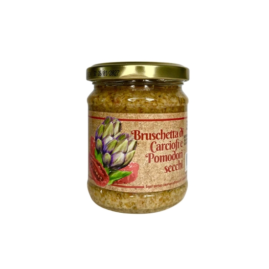 Pesto z karczochów i suszonych pomidorów 265g - Bruschetta di Carciofi e Pomodori secchi