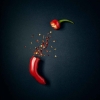 Ostra papryka peperoncino Biologico 21g - Peperoncino di Calabria frantumato BIO