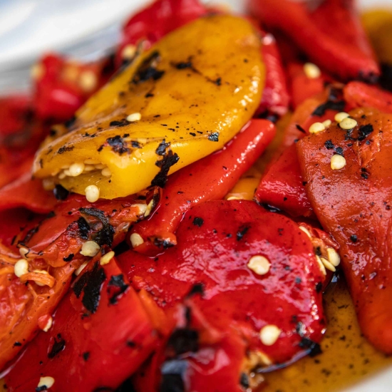 Grillowana papryka w plasterkach 540g - CAPUANO