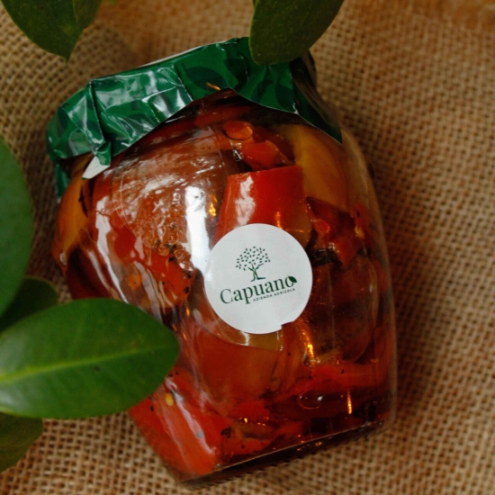 Grillowana papryka w plasterkach 540g - CAPUANO