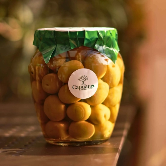 Oliwki okrągłe w solance Nocellara 580g CAPUANO - Nocellara Olives