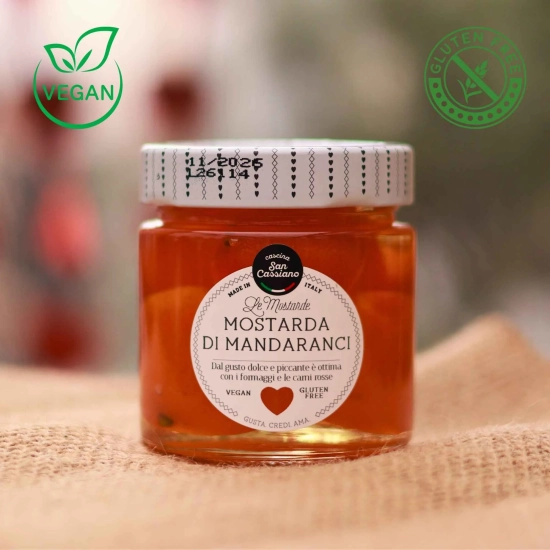 Mandarynki musztardowe w zalewie 150g - Mostarda di Mandaranci