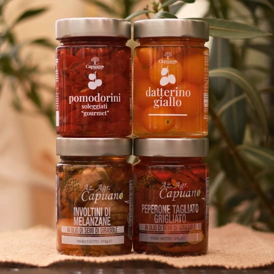 Półsuszone pomidorki koktajlowe 330g - Agricola Capuano - Pomodorini soleggiati 