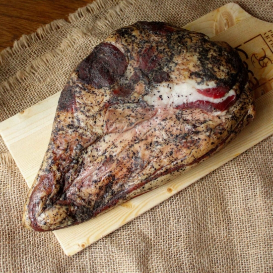Guanciale Brugnolo - sezonowane podgardle na wagę