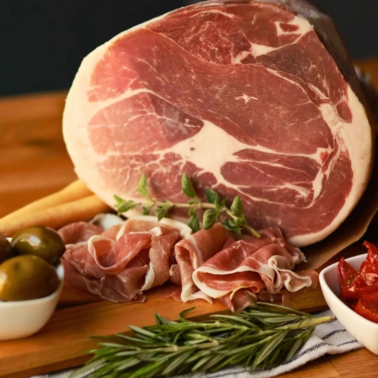 Szynka Parmeńska DOP 24 miesięczna PREMIUM w cienkich plastrach - Crudo di Parma DOP Casa Graziano