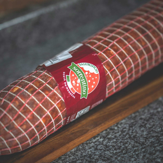 Salame Ventricina Piccantino z Abruzji - Pikantne salami w plastrach
