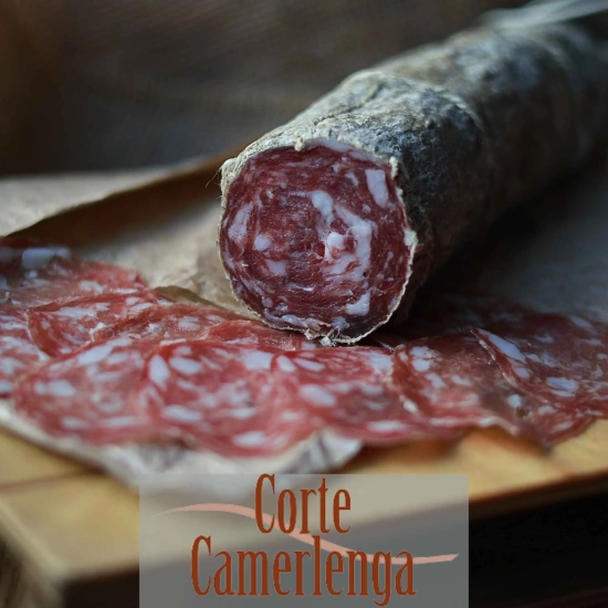 Dojrzewające salami w cienkich plastrach - Salame Stagionato, Corte Camerlenga