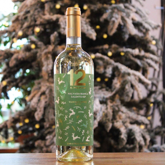 Zestaw 2 win białe/czerwone - Świąteczna chwila