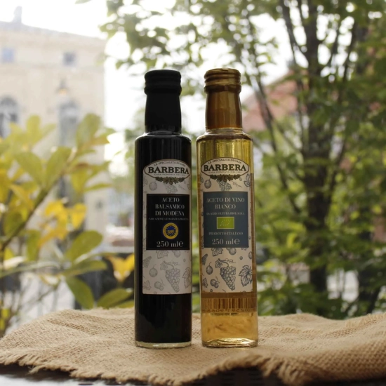 Biały Ocet Winny - Ekologiczny 250ml - Manfredi Barbera - Aceto Di Vino Bianco
