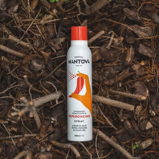 Oliwa z oliwek w sprayu peperoncino 200ml - Olio Extra Vergine di Oliva peperoncino