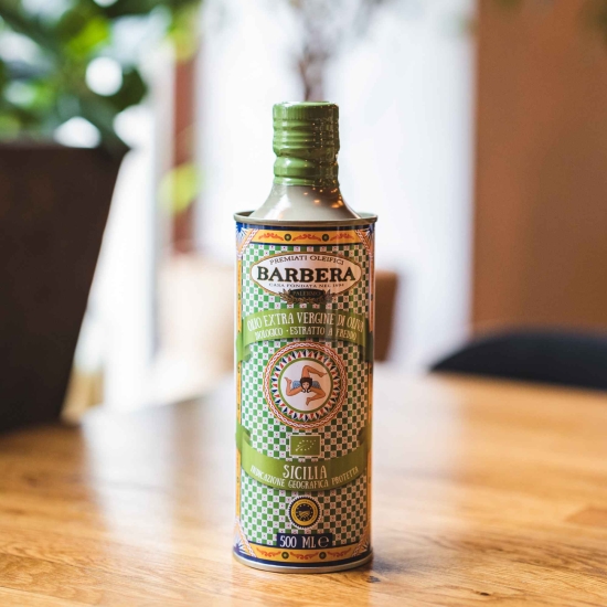 Certyfikowana Sycylijska oliwa BIO IGP 500ml - OLIO BARBERA Sicilia Biologico IGP