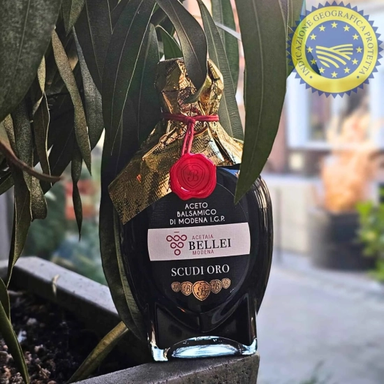 Ocet balsamiczny IGP - 250ml - “Scudi Oro” Bellei
