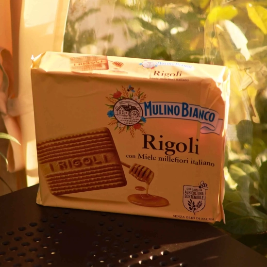 Ciastka kruche z miodem 800g Mulino Bianco - Rigoli con Miele millefiori italiano