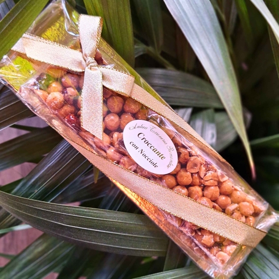 Orzechy laskowe w miodzie i karmelu 120g - CROCCANTE con Nocciole