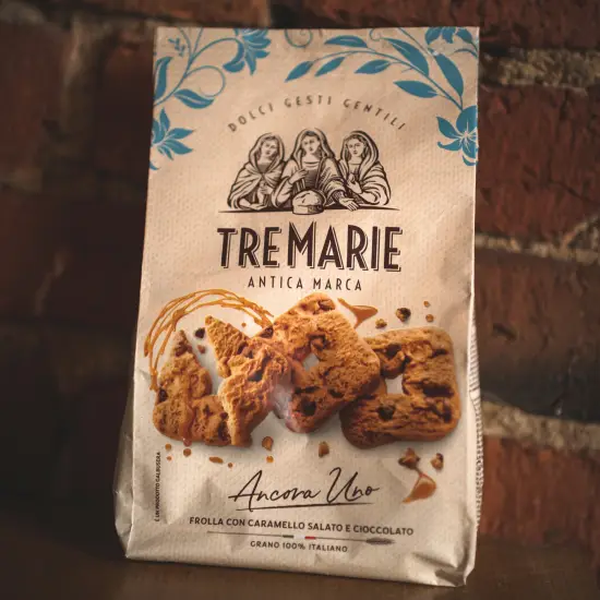 Ciastka kruche z karmelem i czekoladą 315g - Tre Marie Frolla Caramello e Cioccolato