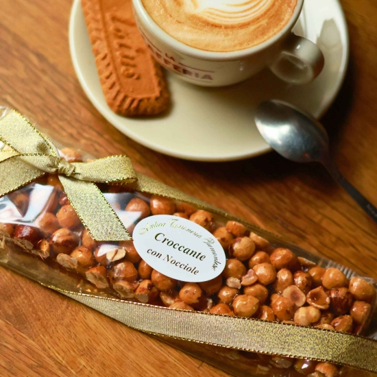 Orzechy laskowe w miodzie i karmelu 120g - CROCCANTE con Nocciole